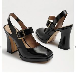 JILDIE SLINGBACK MARY JANE HEEL - Sam Edelman (Black Patent)